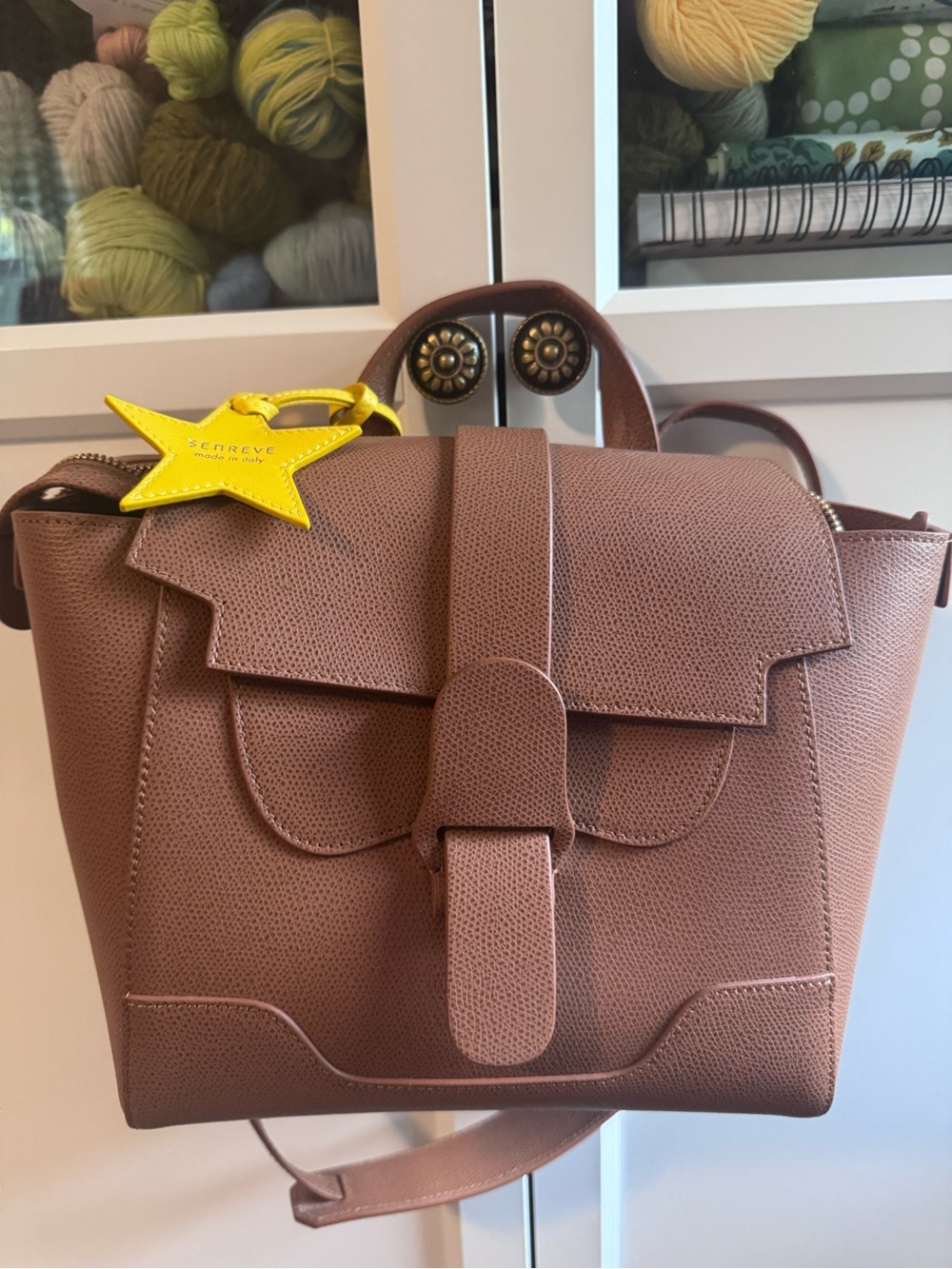 NWT Senreve Brown Maestra Crossbody Bag - Brown